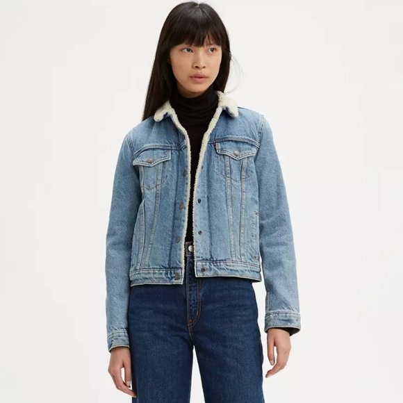 Levi’s Original Sherpa Trucker Jacket XS - Picture 1 of 13
